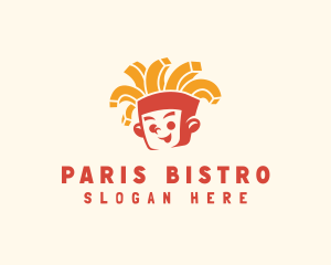 French Fries Guy Diner logo design