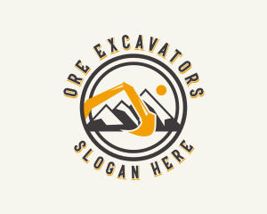 Mining - Mining Excavator Contractor logo design