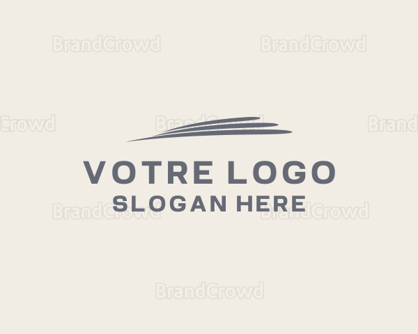 Business Agency Swoosh Logo
