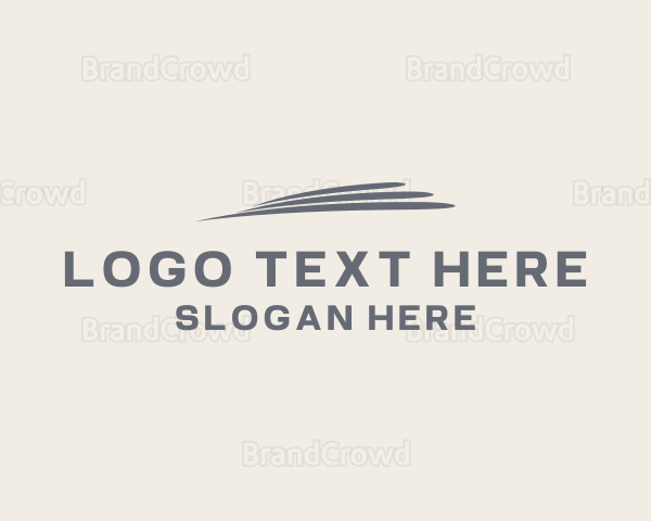 Business Agency Swoosh Logo