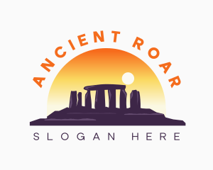 Stonehenge Ancient Landmark logo design