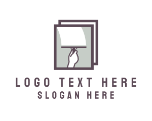 Clean - Window Cleaning Wiper logo design