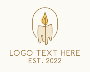 Lightning - Vigil Scented Candle logo design