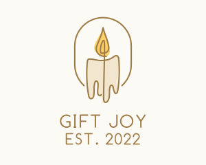 Vigil Scented Candle  logo design