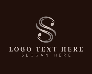 Startup - Decorative Vine Luxury Letter S logo design