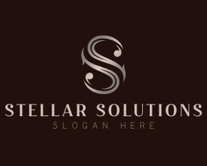 Decorative Luxury Letter S logo design