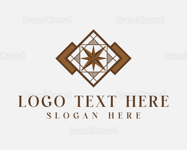 Tile Pattern Flooring Logo