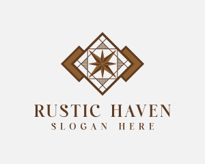 Tile Pattern Flooring Logo