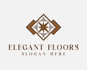 Tile Pattern Flooring logo design