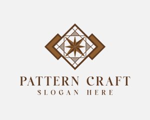 Tile Pattern Flooring logo design