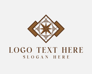 Tile Pattern Flooring Logo