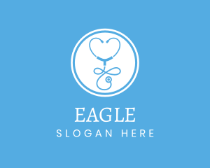 Doctor Hospital Stethoscope logo design