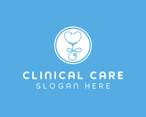 Doctor Hospital Stethoscope logo design