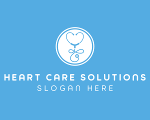 Doctor Hospital Stethoscope logo design