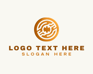 Gold - Gold Coin Cryptocurrency logo design