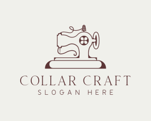 Traditional Sewing Machine logo design