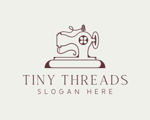 Traditional Sewing Machine logo design