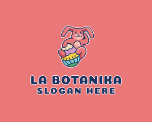 Easter Egg Rabbit  Logo