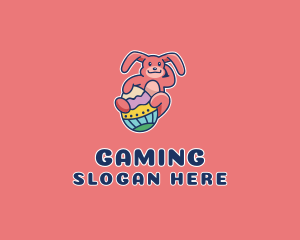 Easter Egg Rabbit  Logo