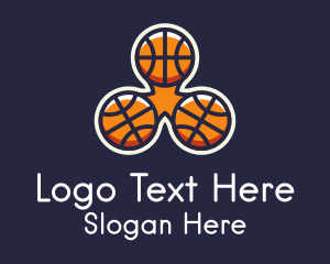 Basketball Fidget Spinner   Logo