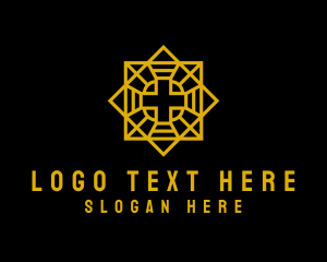 Holy - Golden Cross Church logo design