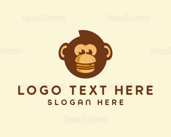 Burger Monkey Restaurant Logo