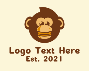 Burger - Burger Monkey Restaurant logo design