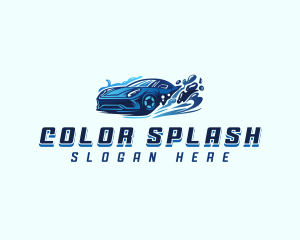 Cleaning Car Wash logo design