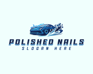 Cleaning Car Wash logo design