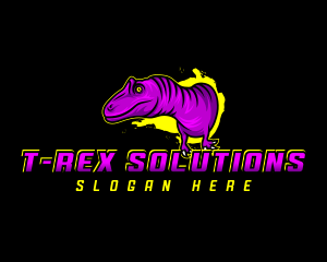 Tyrannosaurus - Dinosaur Raptor Allosaurus logo design