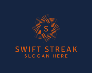 Streak - Technology Wave Streak logo design