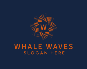 Technology Wave Streak logo design