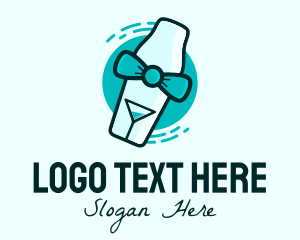 Bow Tie - Bow Tie Cocktail Shaker logo design