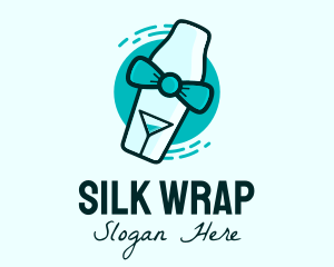 Bow Tie Cocktail Shaker logo design