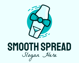 Bow Tie Cocktail Shaker logo design