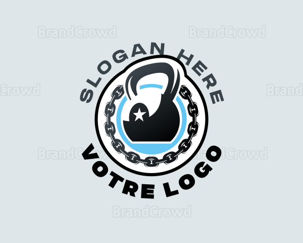 Kettlebell Gym Workout Logo