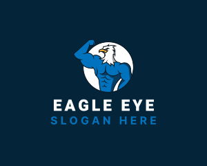 Fitness Eagle Athlete logo design