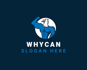 Weightlifting - Fitness Eagle Gym logo design