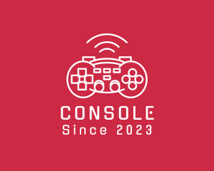 Minimalist Game Controller logo design