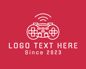 Wifi - Minimalist Game Controller logo design