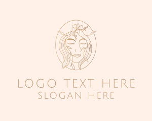 Salon - Beauty Floral Hair logo design