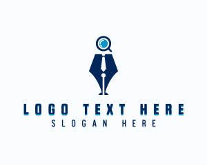 Standing - Job Recruitment Employee logo design