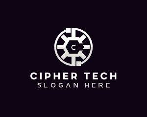 Cryptography - Cyber Crypto Technology logo design