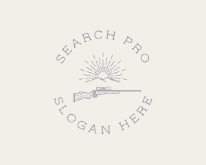 Search - Hunting Weapon Gun logo design