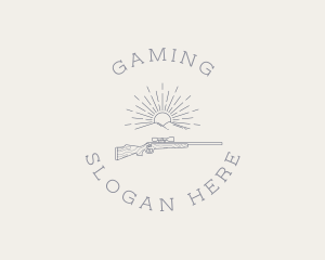 Competitive - Hunting Weapon Gun logo design