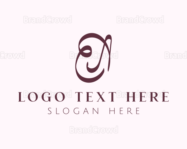 Fashion Letter EA Monogram Logo
