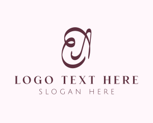 Monogram - Fashion Letter EA Monogram logo design