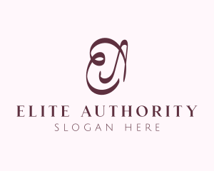 Fashion Letter EA Monogram logo design