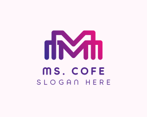 Generic Multimedia Letter M logo design