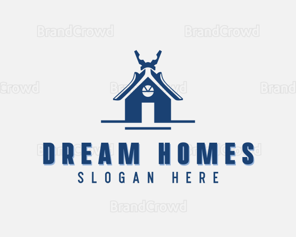 Pliers Home Improvement Logo